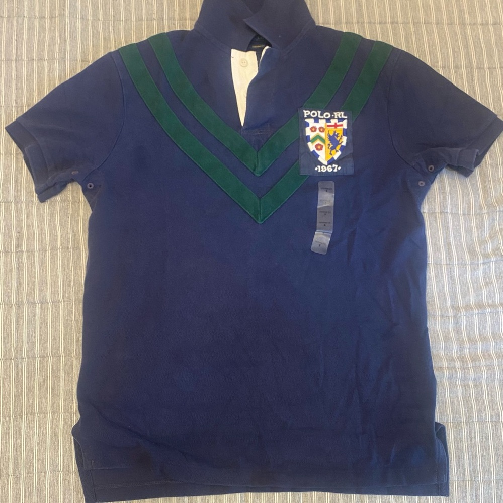 Polo by Ralph Lauren Kids Blue and Green Polo Shirt